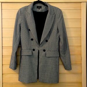 1.State Houndstooth Blazer